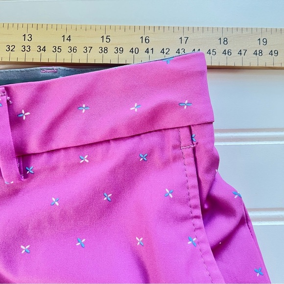 Walter Hagen 11 Men's Golf Shorts 10" L Pink/Mauve Rubber Grip Waistband Size 36 - Picture 2 of 8